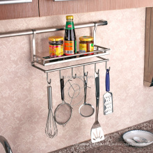 Wall mounted stainless steel kitchen utensil holder 334